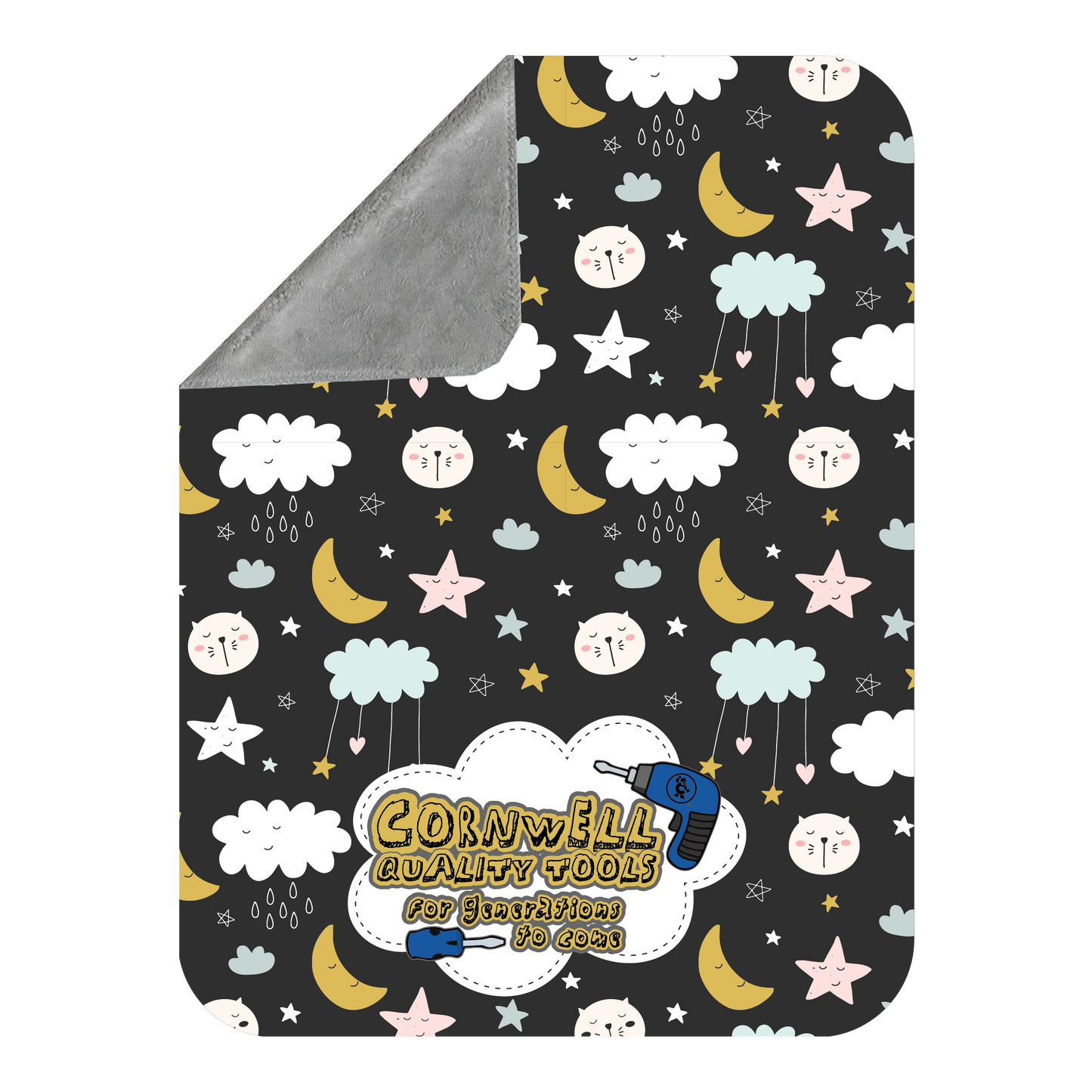 Cornwell Sherpa Baby Blanket – 30” x 40”