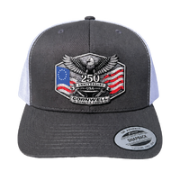 Gray / White Mesh Snapback