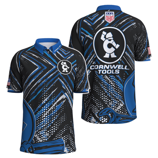 Cornwell Blue Overstated Crew Shirt