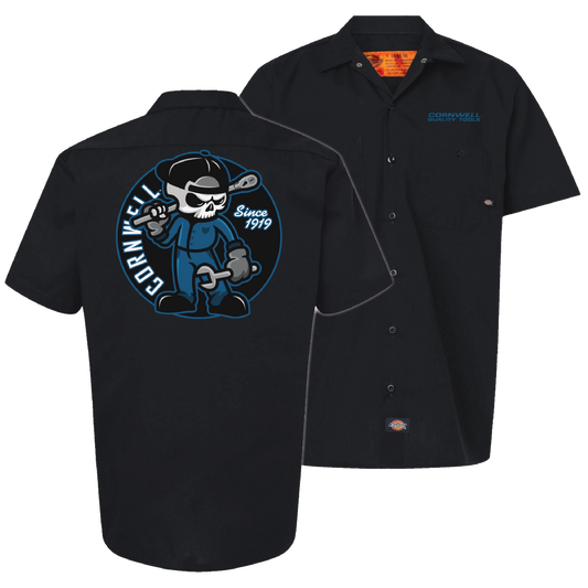 Mascot Graphic Short Sleeve Dickies Work Shirt