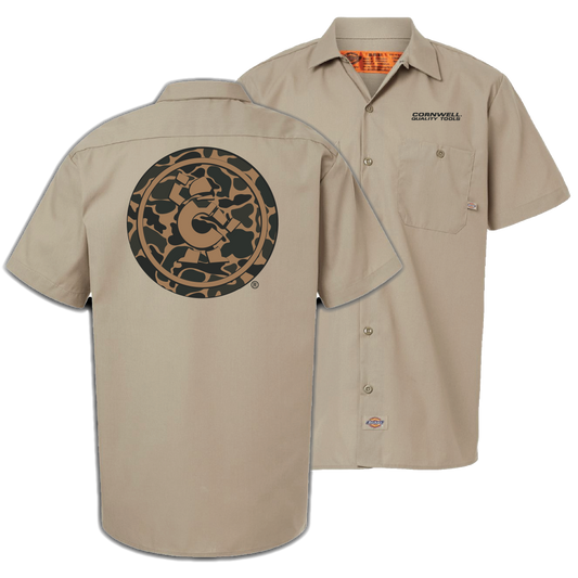 Duck Camo Short Sleeve Dickies Work Shirt