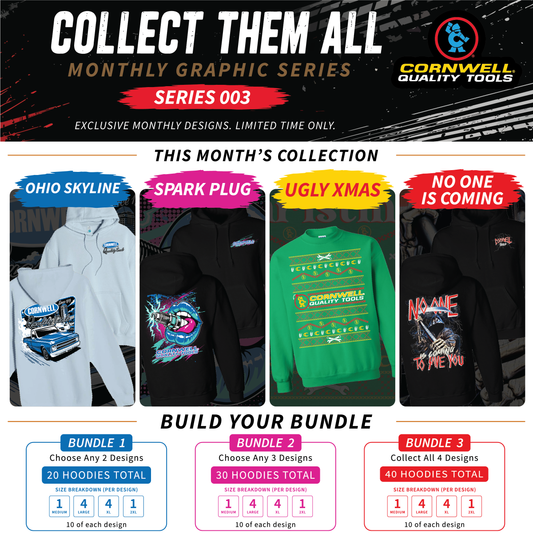 Collect Them All - Monthly Graphic Series 003 Hoodies