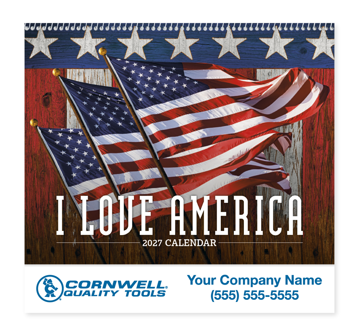 Cornwell 2027 I Love America Premium Calendar