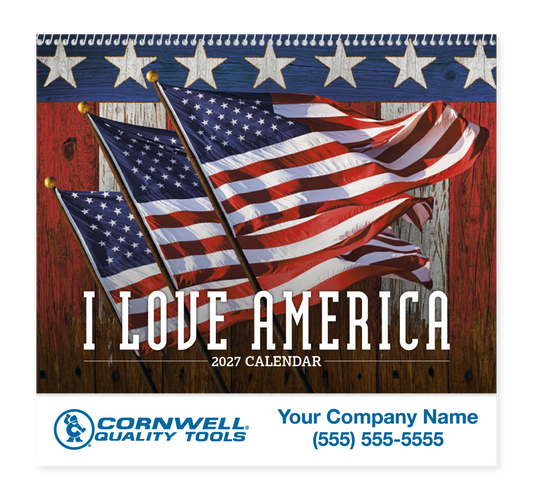Cornwell 2027 I Love America Premium Calendar