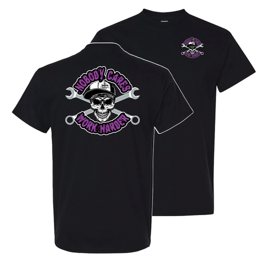 Nobody Cares Purple Logo Graphic Series Tee