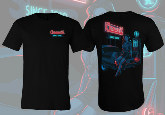Cornwell OG Vintage Gas Pump Pin-Up Tee